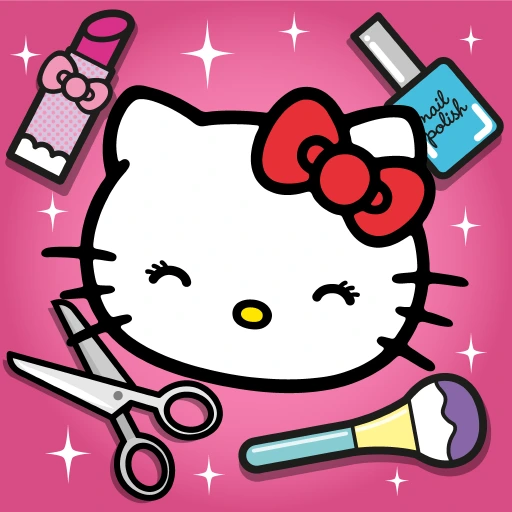 Game icon for Hello Kitty: Beauty Salon by Hippo Kids Games